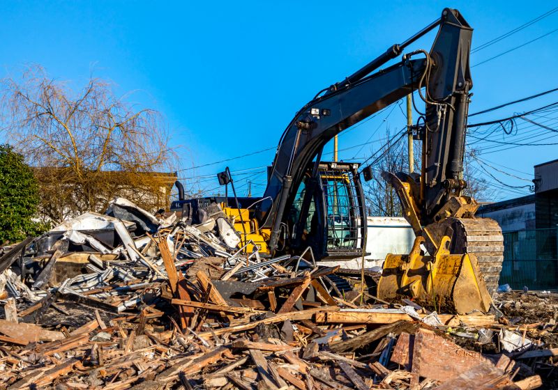 Double Wide Demolition in Houston, TX